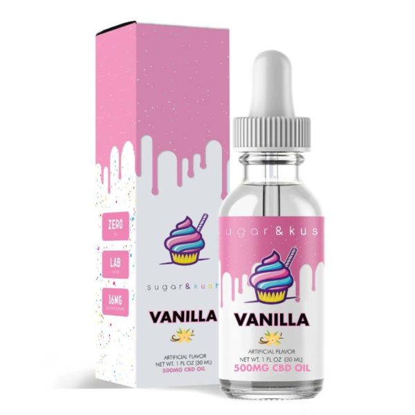 CBD Oil Vanilla 500mg 2