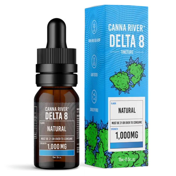 Canna River Delta-8 Tincture 1000mg Natural