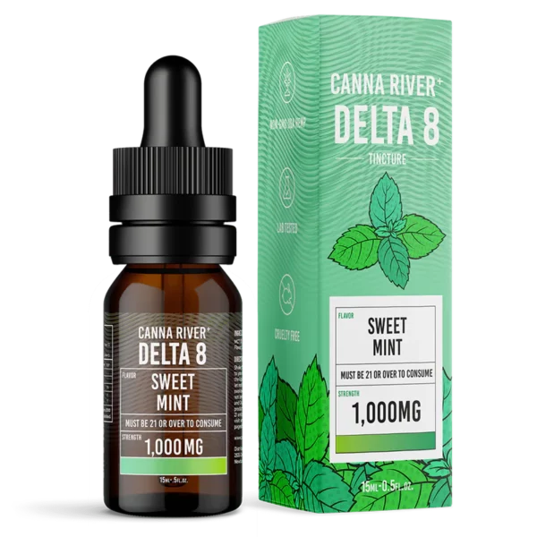 Canna River Delta-8 Tincture 1000mg Sweet Mint