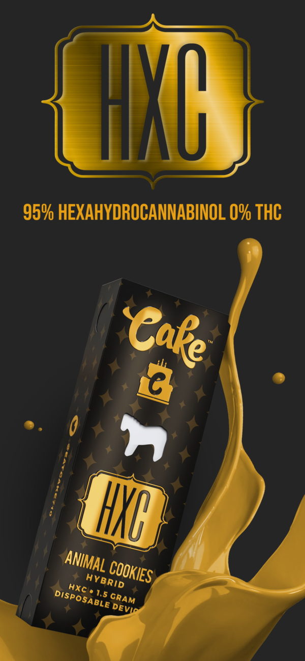 Cake-HXC-Disposable-1.5g-HHC-Animal-Cookies