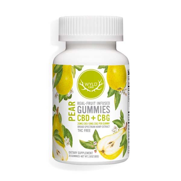 wyld-cbd-cbg-pear-gummies