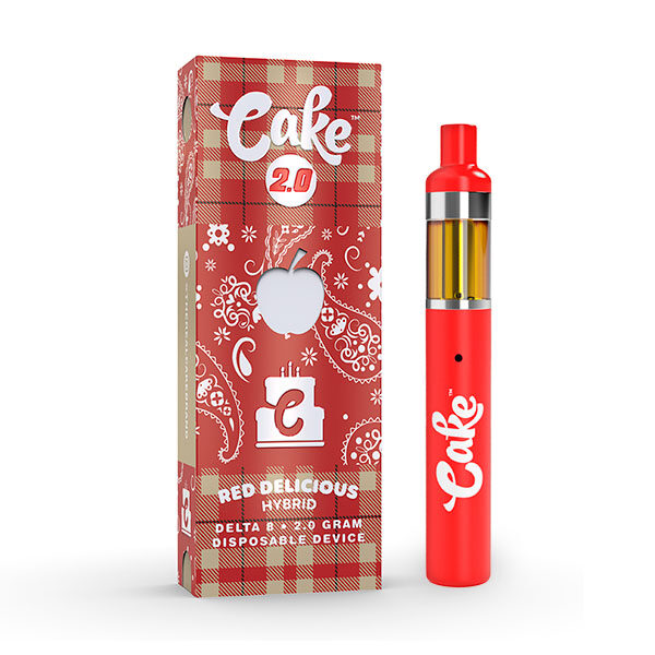 cake coldpack disposable 2g red delicious