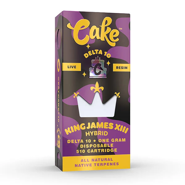 cake-live-resin-delta-10-cartridge-king-james-xiii