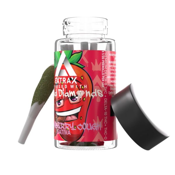 strawberry-cough-.5g-pre-rolls-infused-liquid-diamonds-5pk