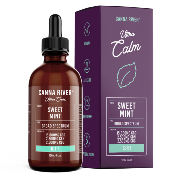 CALM Ultra Tincture Canna River SWEET MINT 20000mg