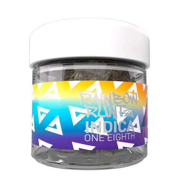 delta extrax d11 hemp flower rainbow runtz