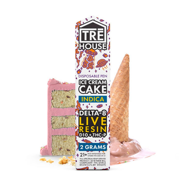 tre house 2g live resin delta-8 vape ice cream cake