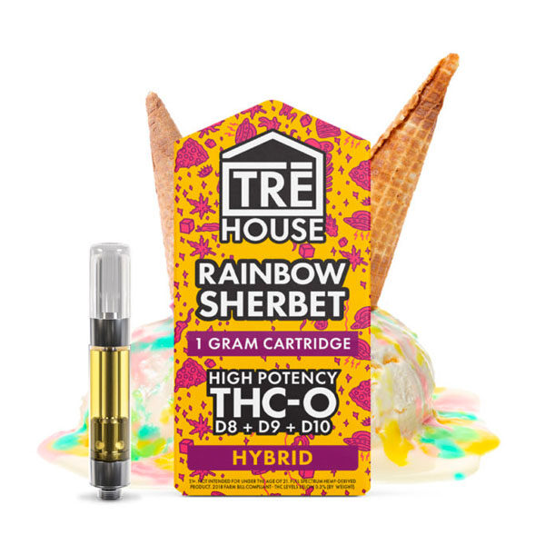 tre house thco cartridge rainbow sherbet