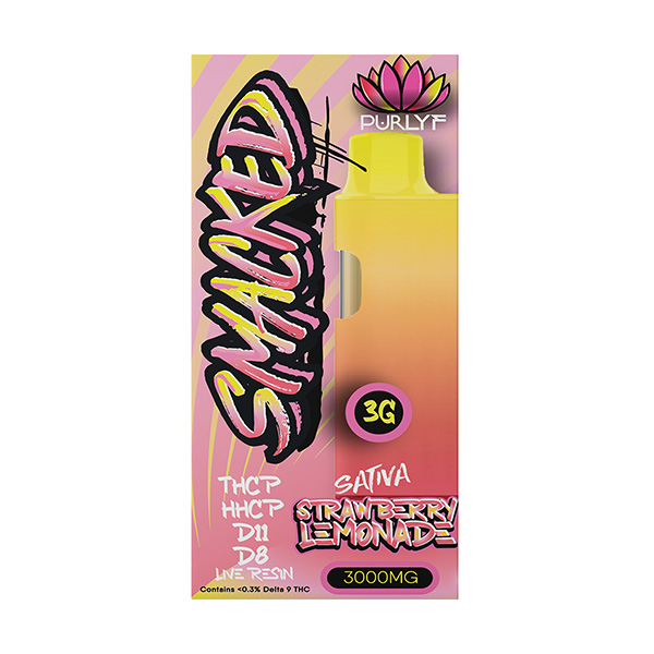 Purlyf Smacked Disposables 3g strawberry lemonade