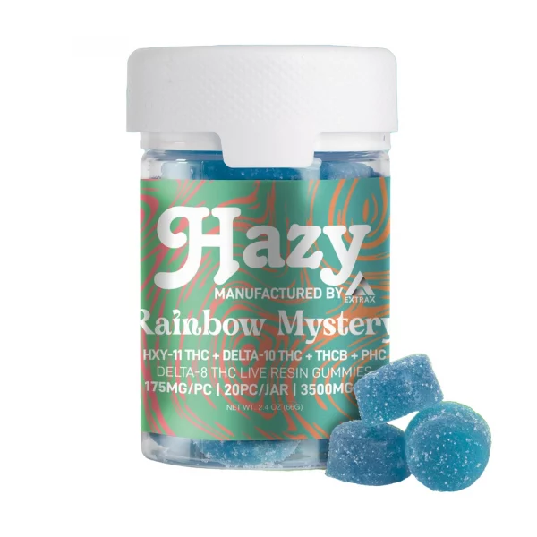 hazy extrax gummies mystery rainbow