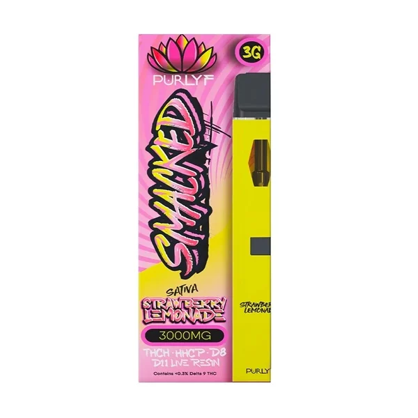 purlyf smacked disposables strawberry lemonade