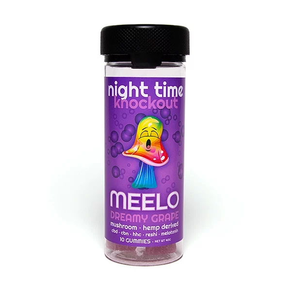 meelo knockout gummies dreamy grape 1500mg