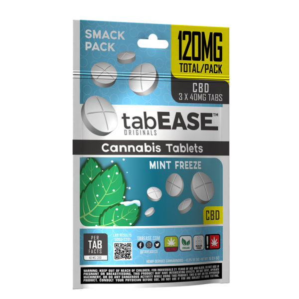 tabease 120mg cbd mint freeze