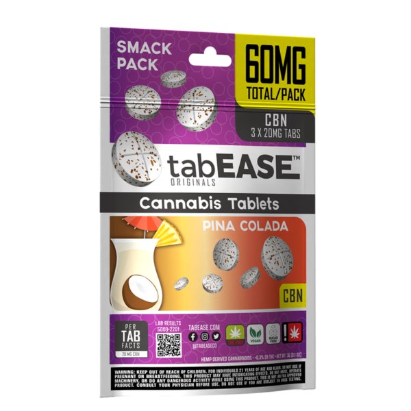 tabease 60mg cbn pina colada