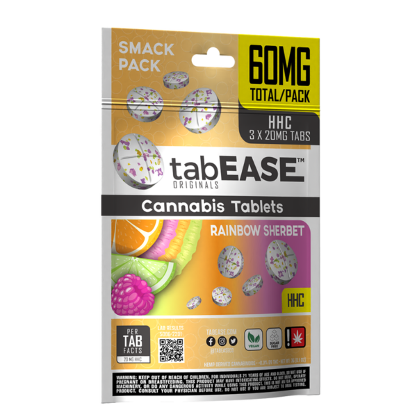 tabease 60mg hhc rainbow sherbet