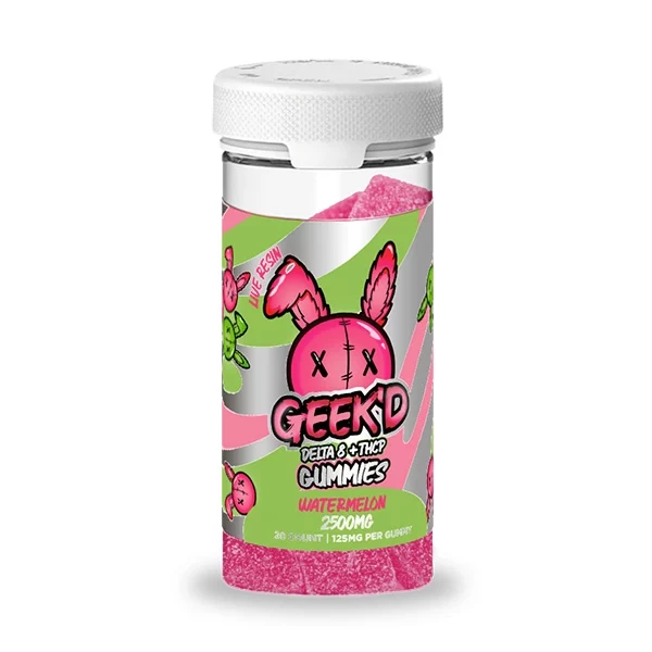 geekd d8 thcp gummies watermelon