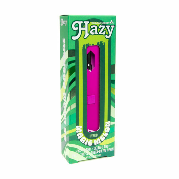 hazy preheat disposable vape magic melon