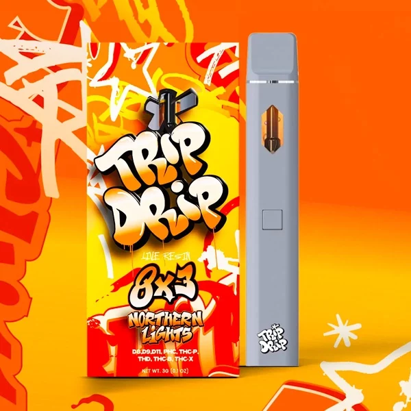 trip drip 8x3 disposable northern lights