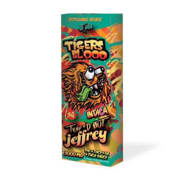 HiXotic Trap’d Out Jeffrey Disposable 3g Tigersblood