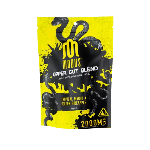 Modus Uppercut blend gummies tropical mango x golden pineapple