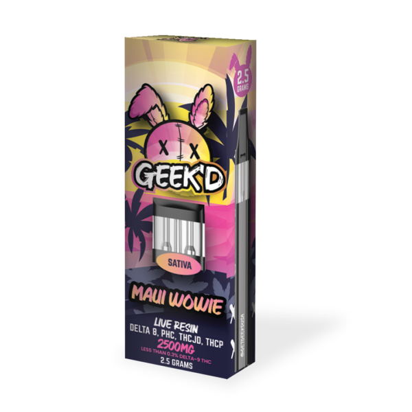 Geek'd Extracts Knockout Blend Disposable Maui Wowie 2.5g