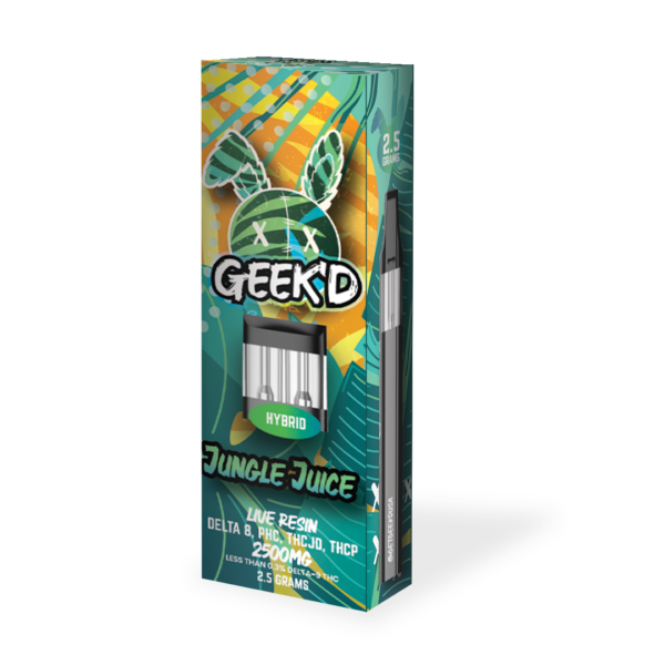 Geek'd Extracts Knockout Blend Disposable jungle juice 2.5g