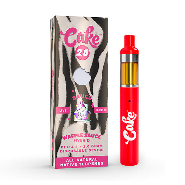 Cake Animal Print Live Resin Delta-8 Disposable Vape 2g Waffle Sauce