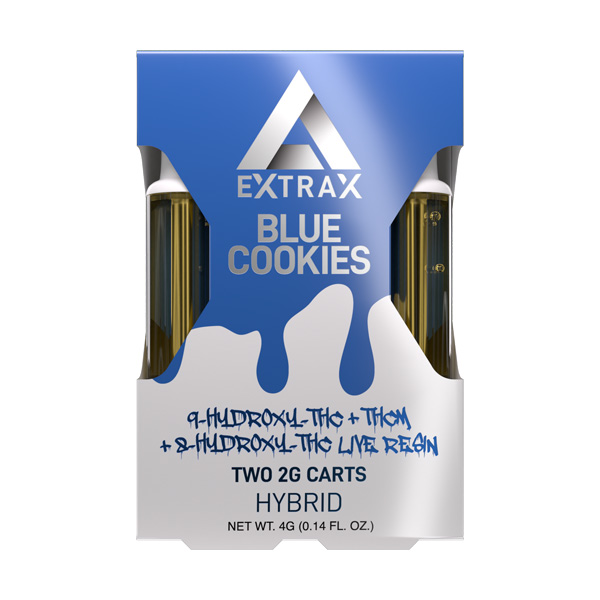 delta extrax splats 2g cartridges blue cookies