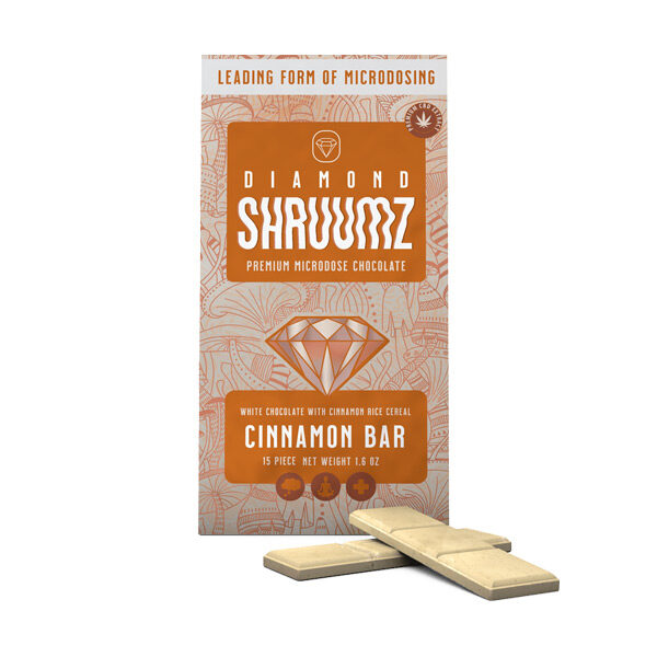 diamond shruumz chocolate bar cinnamon