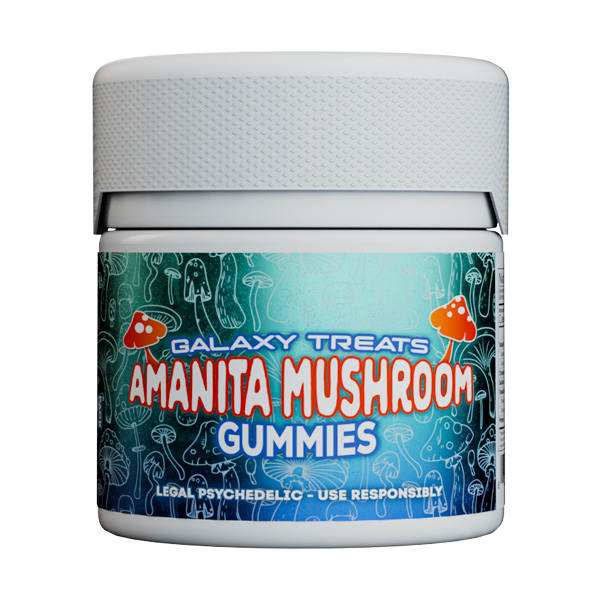 galaxy treats amanita mushroom gummies mango