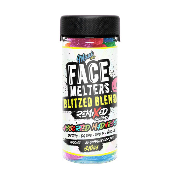 maui labs facemelters blitzed blend remixed gummies assorted madness