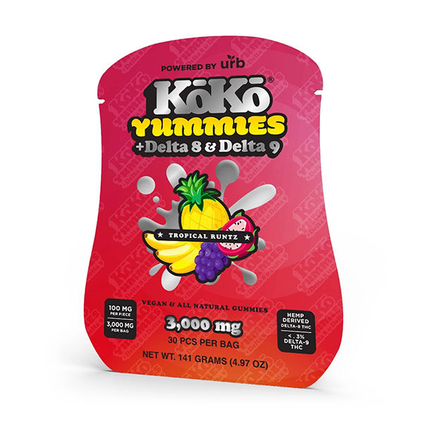 urb koko yummies 3500mg gummies Tropical Runtz