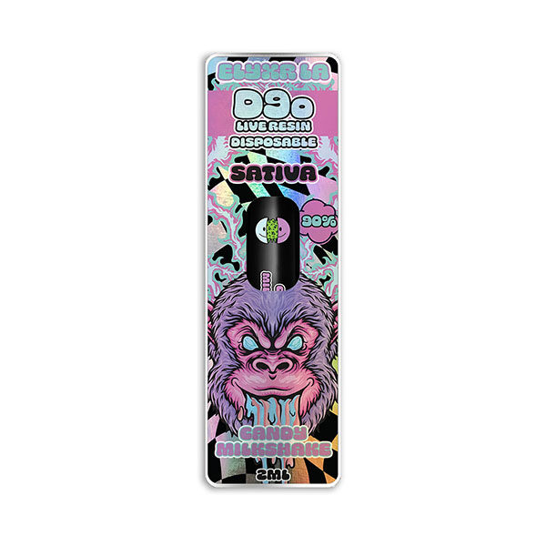 ELYXR D9o Live Resin 90% Disposable Vape 2g Candy Milkshake