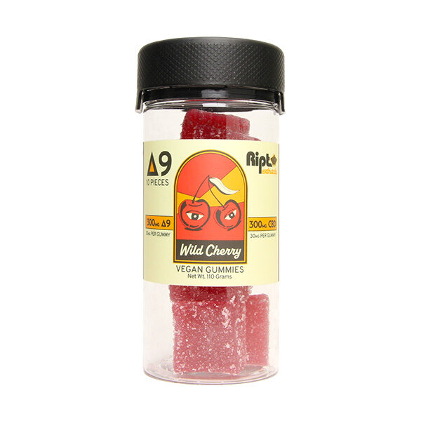 Ript Extracts D9 Gummies 600mg wild cherry