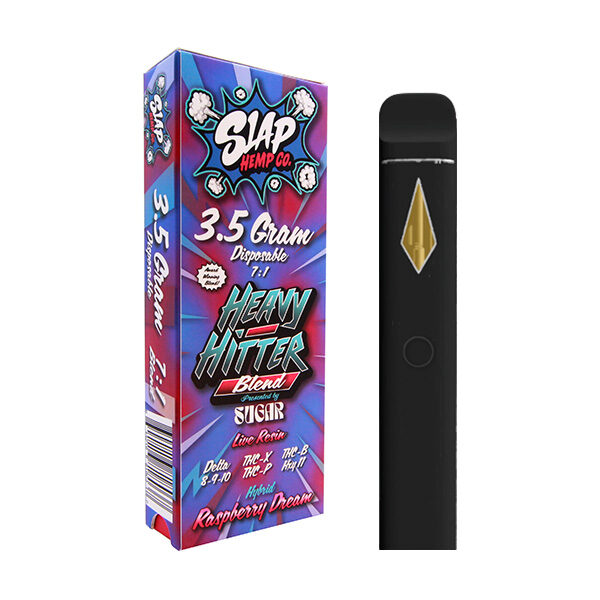 Slap Hemp Co. Heavy Hitter 71 Disposables 3.5g raspberry dream