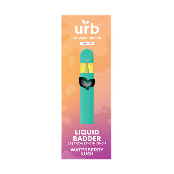 URB Liquid Badder Disposables 3g Waterberry Kush