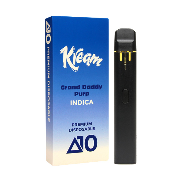 Kream Delta-10 Disposable 1g grand daddy purp