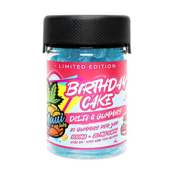 Maui Labs D9 LE-Gummies 500mg Birthday Cake