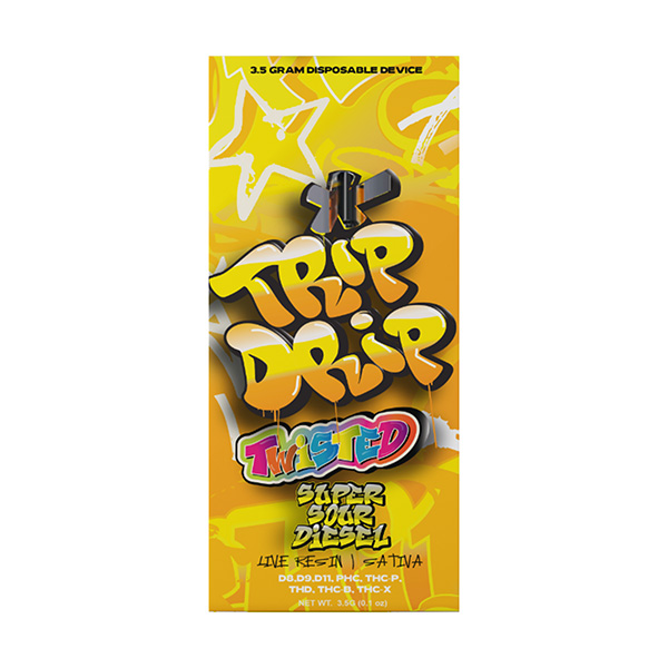 Trip Drip 8x3 Disposable Vape 3.5g super-sour-diesel