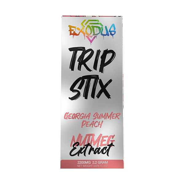 exodus trip stix nutmeg disposable 2.2g georgia summer peach