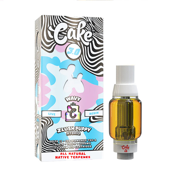 Cake Wavy Live Resin Cartridge 3g Zlush Puppy