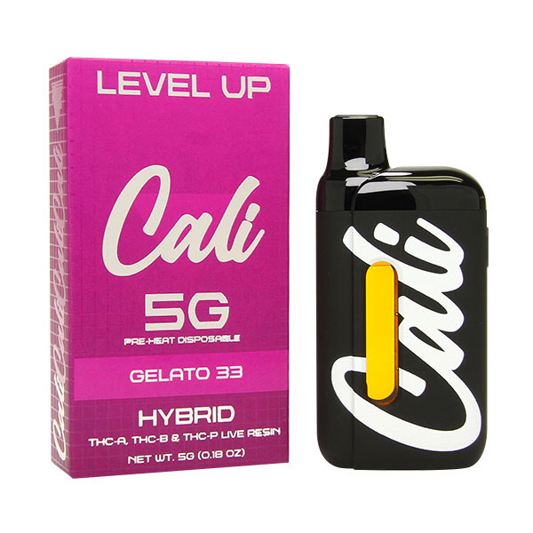 Cali Extrax Level Up Disposable Vape 5g gelato33