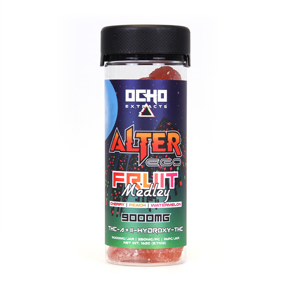 Ocho Extracts Alter Ego Gummies | 9000mg fruit-medley