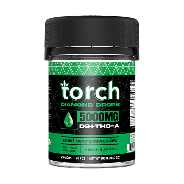 torch diamond drops 5000mg gummies kiwi-watermelon