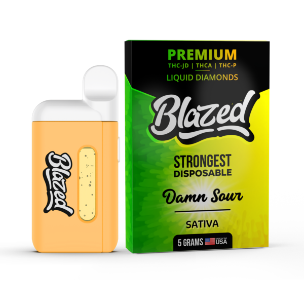 Blazed Liquid Diamonds Disposable 5g Damn Sour