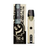 Half-Bak'd-THC-A-Disposable-3g-Super-Silver-Haze blue face