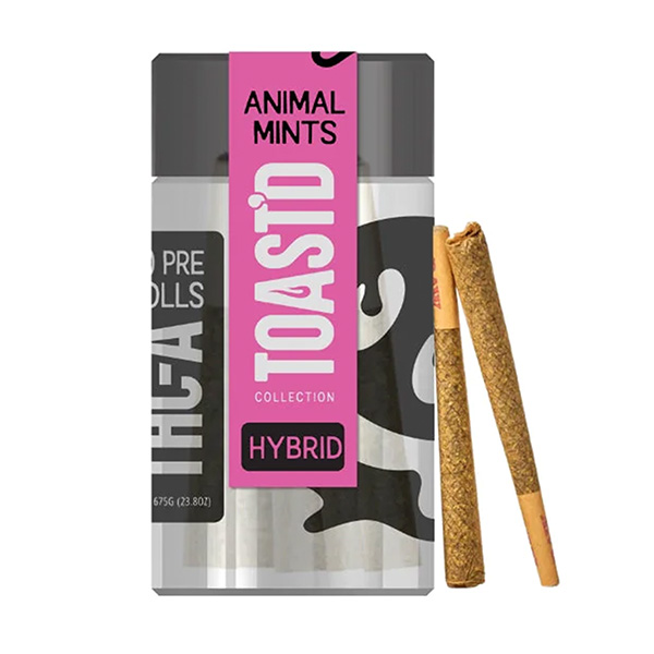 Half Bak’d Toast’d THC-A Pre-Rolls 3.5 Animal Mints