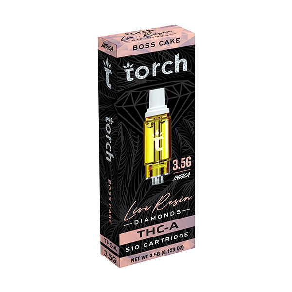 Torch THC-A Cartridge 3.5g boss-cake