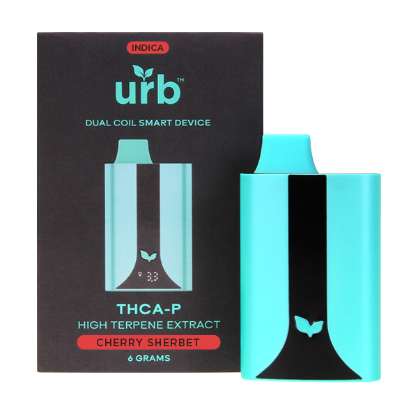 URB Smart Device THCA + THCP Disposable 6g cherry-sherbet