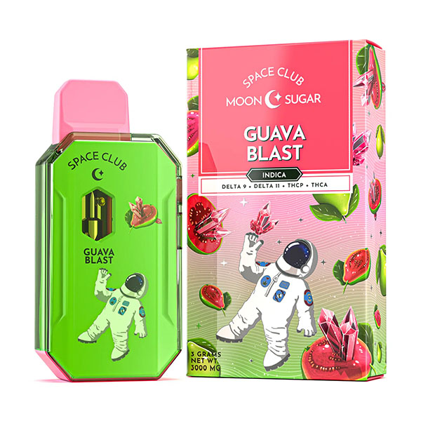 Space Club Moon Sugar Disposable 3g guava blast
